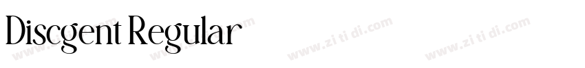Discgent Regular字体转换 Discgent Regular字体转换